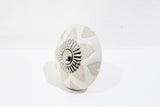 Ceramic cream retro style unique hearts embossed design 4cm round door knob e5c