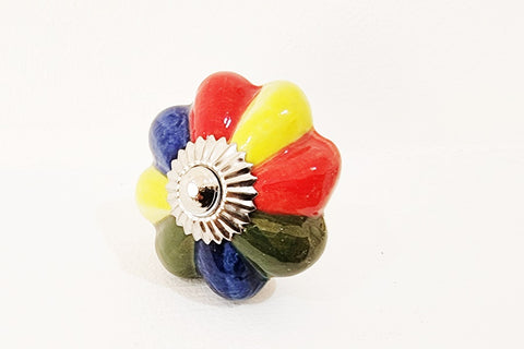 Ceramic colorful candy unique pumpkin 4.5cm door knob pulls handles C1b